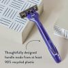 imageHarrys Mens Disposable Razors 3Blade Razors with Lubricating Strip and Pivoting Head 10 count Midnigt Blue20 Count