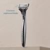 imageHarrys Shaving Kit for Men  Razor Handle 5 Razor Blade Refills Foaming Shave Gel and Travel Blade Cover  CharcoalChrome