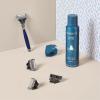 imageHarrys Shaving Kit for Men  Razor Handle 5 Razor Blade Refills Foaming Shave Gel and Travel Blade Cover  CharcoalDark Blue