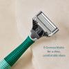 imageHarrys Shaving Kit for Men  Razor Handle 5 Razor Blade Refills Foaming Shave Gel and Travel Blade Cover  CharcoalSage