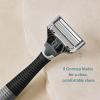 imageHarrys Shaving Kit for Men  Razor Handle and 3 Razor Blade Refill Cartridges  CharcoalCharcoal