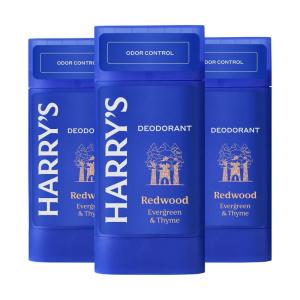 imageHarrys Aluminum Free Deodorant for Men  Odor Control Stone Scent 25 Oz 3Pack Mens DeodorantAluminum Free