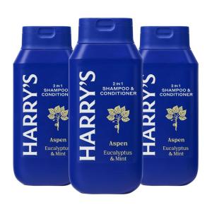 imageHarrys ExtraStrength AntiDandruff Mens 2 in 1 Shampoo and Conditioner  3 Pack 14 fl oz  Made with 2 Pyrithione ZincAspen