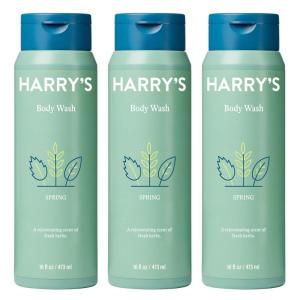 imageHarrys Mens Body Wash Shower Gel  Spring 16 Fl Oz Pack of 316 Fl Oz Pack of 3