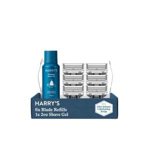 imageHarrys Razor Blades for Men  10 Count  Premium Razor Blade Refill Cartridges6 Count  2 oz FSG