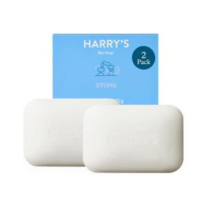 imageHarrys Bar Soap for Men  Wildlands Scent 4 oz Body Soap Bars 2 PackStone
