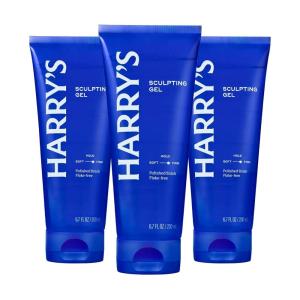 imageHarrys Hair Gel for Men Hair Gel with Firm Hold ampamp Polished Finish 67 Fl Oz 3 Pack67 Fl Oz Pack of 3