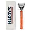 imageHarrys Razor for Men  Razor Handle and Razor Blade Cartridge  Shaving Gift Set for Him  Orange1 Handle  1 Blade