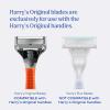 imageHarrys Shaving Gift Set for Men  1 Razor Handle Craft Edition 3 Original Razor Blade Refills Foaming Shave Gel ampamp Travel Blade Cover  German EngineeredGift Set