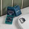 imageHarrys Razor Blades 1 Pack of 4 in Durable Hinged Water Friendly Travel Case8 Count Pack of 1