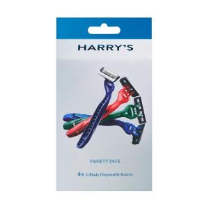 imageHarrys Mens Disposable 3 Blade Razors 4 Count