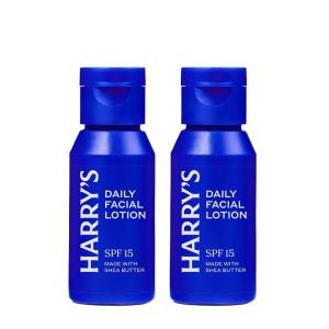 imageHarrys Limited Edition Holiday Gift Set for Men Mens Skincare Essentials 2 oz Exfoliating Face Wash Daily Face Lotion with SPF 15 Hydrating Night LotionDaytime SPF 15