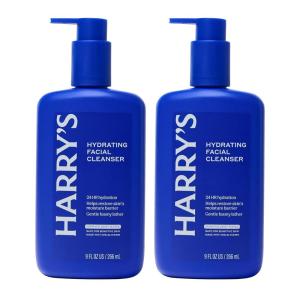imageHarrys Hydrating Facial Cleanser for Men Gentle Face Wash with 10 Glycerin Dermatologist Tested 9 Fl Oz 2 Pack