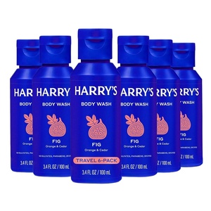 image:imageHarrys Travel Size Mens Body Wash  Redwood  6 Pack 34 fl oz  TSA Approved for Travel  Shower Gel for Men  No Parabens Sulfates or DyesFig
